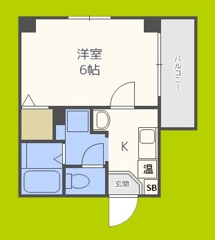 エスコート桑津 間取り