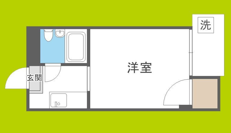 カツタビルディング5号館 間取り