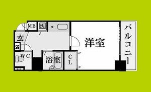 プレサンス大手前パークサイド 間取り