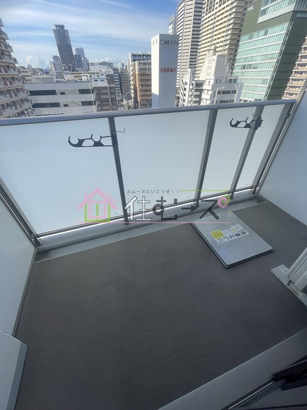 エスリード難波レジデンス ベランダ
