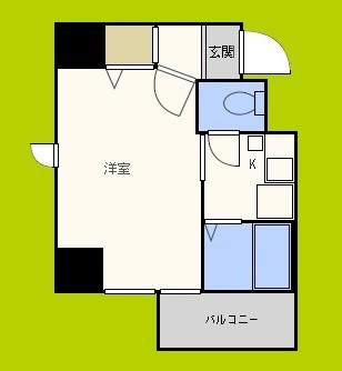 プレサンス難波WEST 間取り