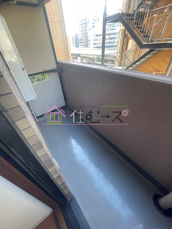 プレサンス難波WEST ベランダ