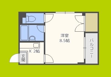 パインハイツ新大阪 間取り