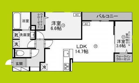 スペチアーレ林寺 間取り