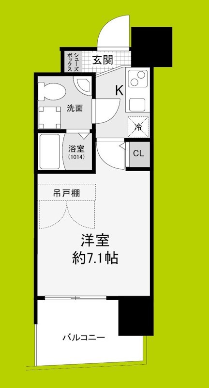 セレニテ阿波座ミラク 間取り