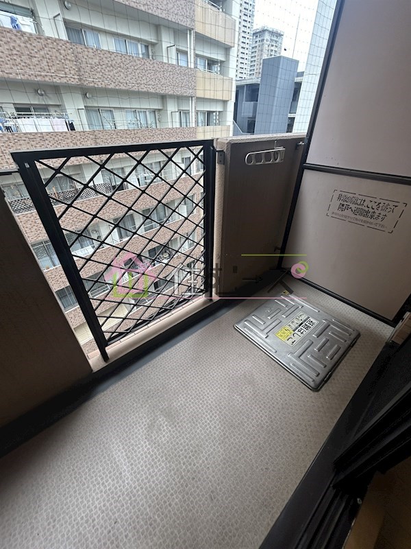 エステムコート大阪城南Ⅱ  ベランダ