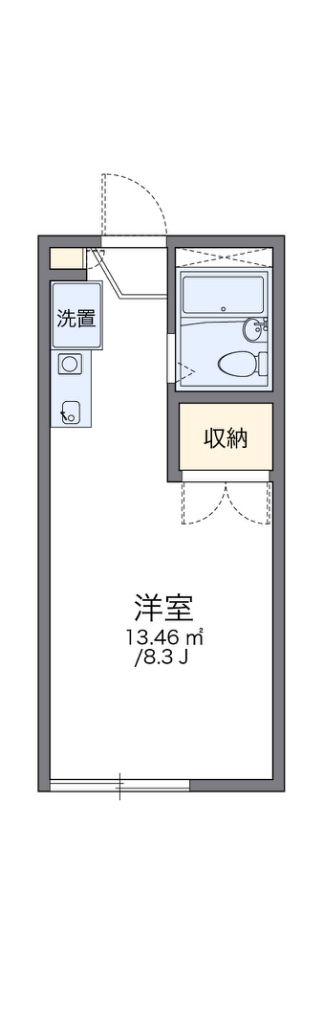 レオパレス池田下Ⅱ 間取り