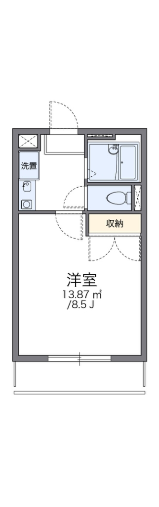 レオパレスＷＩＴＨ－Ａ 間取り