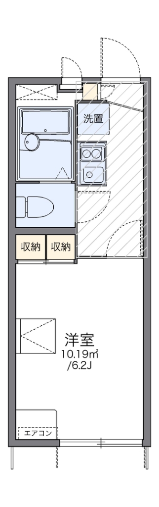 レオパレス藤が丘１番館 間取り