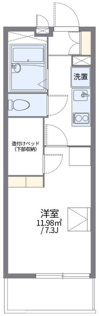 レオパレス見付山 間取り