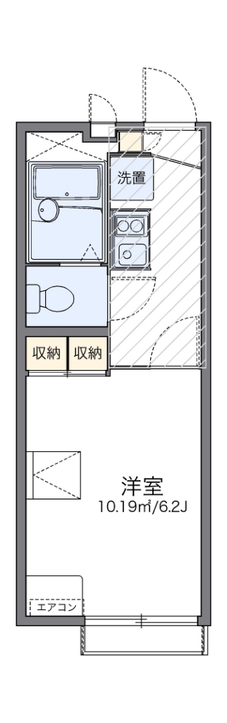 レオパレス藤が丘２番館 間取り