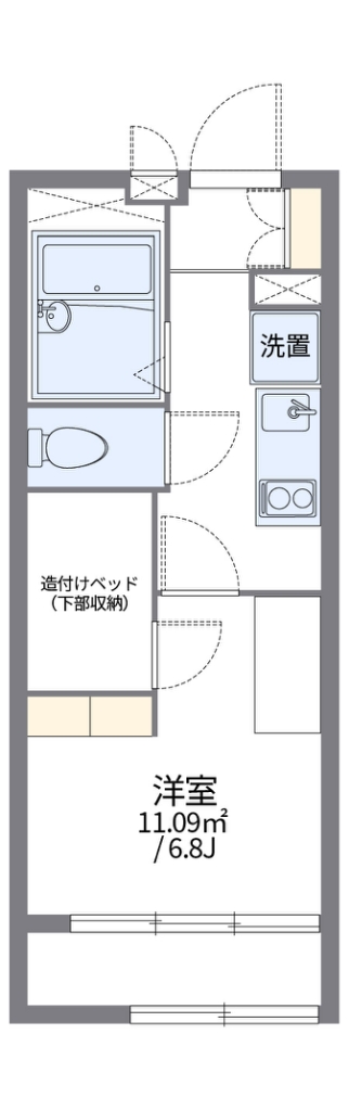 レオパレスアーバンカミノ 間取り