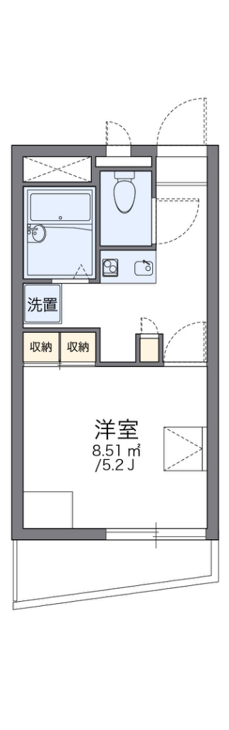 レオパレスＮ 間取り