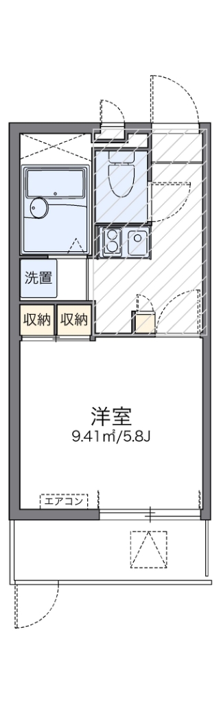 レオパレスエスタ門真 間取り