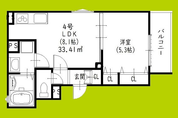 クリエオーレ郡津Ⅱ 間取り