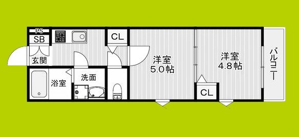 (仮称)Oak豊中本町 間取り