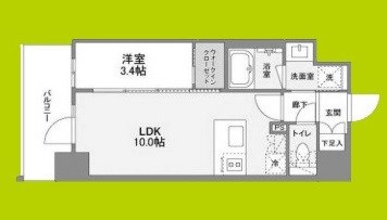 ズーノクルーズ江坂 間取り