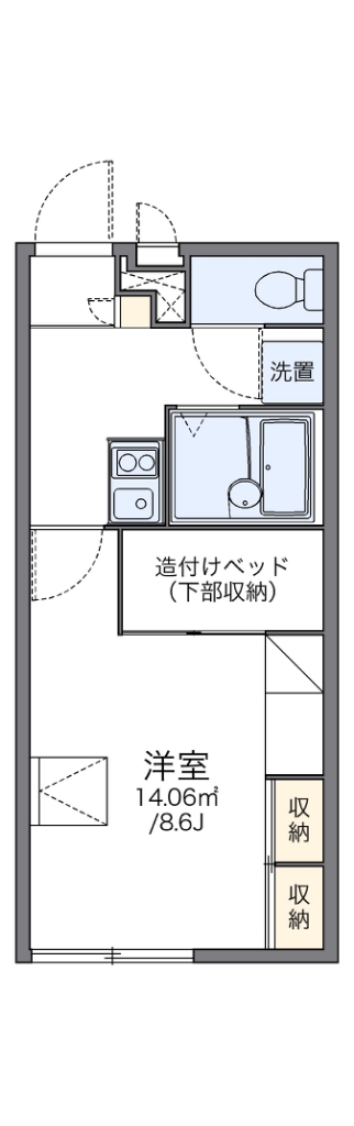 レオパレスＫＩＭＵＲＡ 間取り
