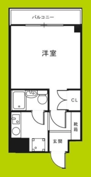 チサンマンション心斎橋2番館 間取り