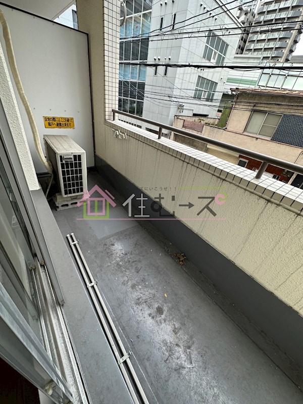 ミュー高麗橋 ベランダ