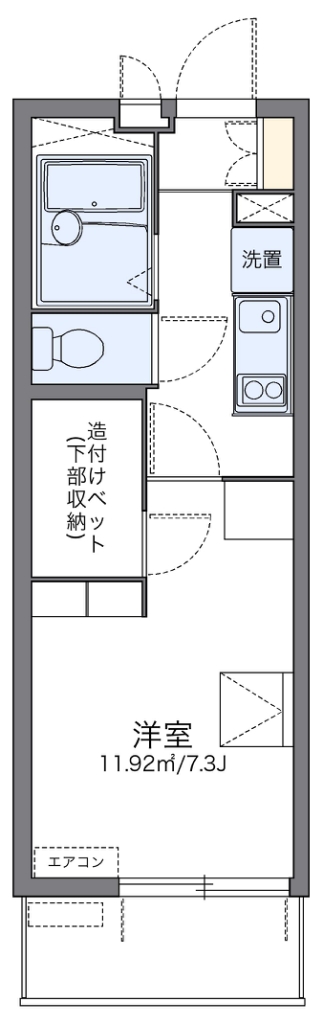 レオパレスＴＮ参番館 間取り
