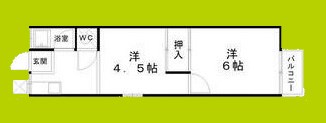 南津守テラスハウス 間取り