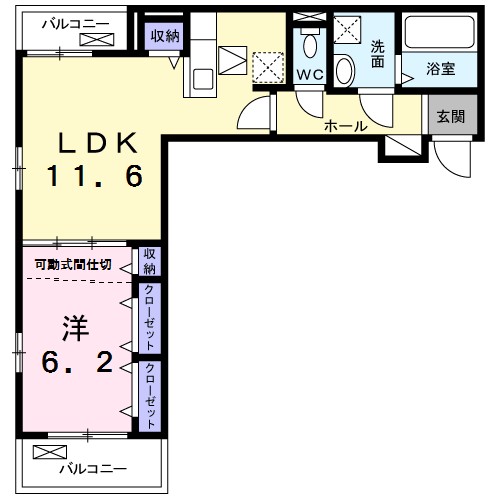 エレガントコーエイ　Ⅰ 間取り