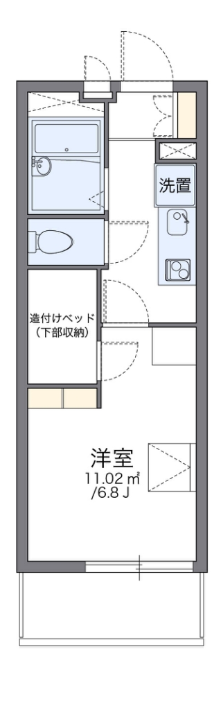 レオパレスカサブランカ 間取り