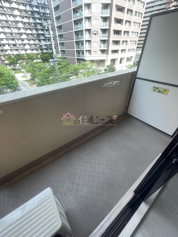 ライオンズマンション上本町第三 ベランダ