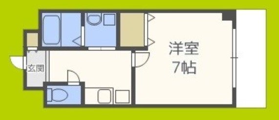 オーロラ・タワー難波 間取り