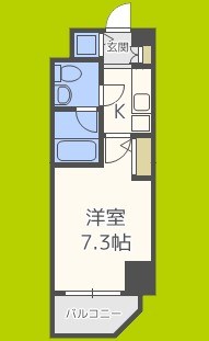 グランパーク大阪WEST 間取り