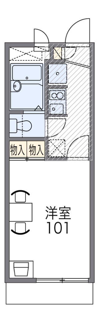 レオパレスグリーン 間取り