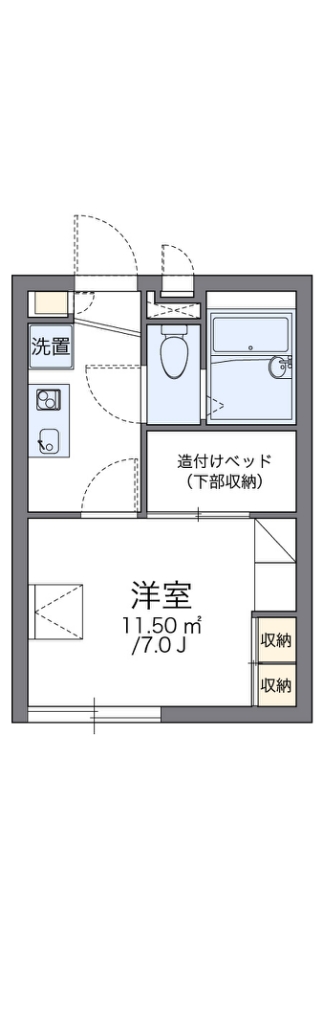 レオパレス水波 間取り