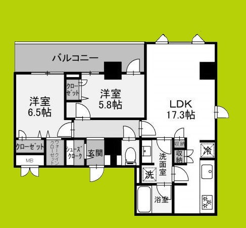 MINNAGENKI夙川公園 間取り