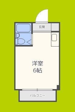 清水728ハイツ 間取り