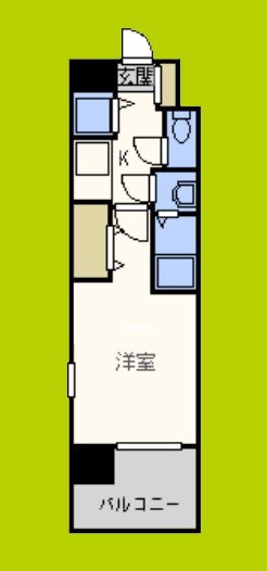 エイペックス心斎橋東 間取り