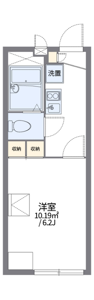 レオパレス苦楽園 間取り