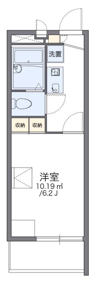 レオパレスすばる 間取り