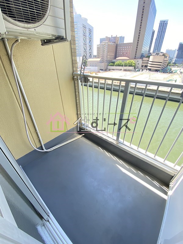 ハル土佐堀 ベランダ