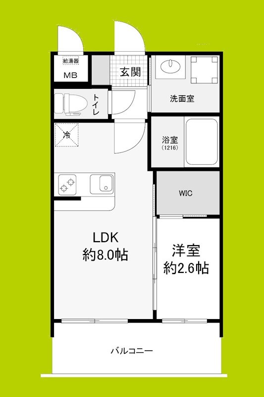 セレニテ新大阪ミラク壱番館 間取り図