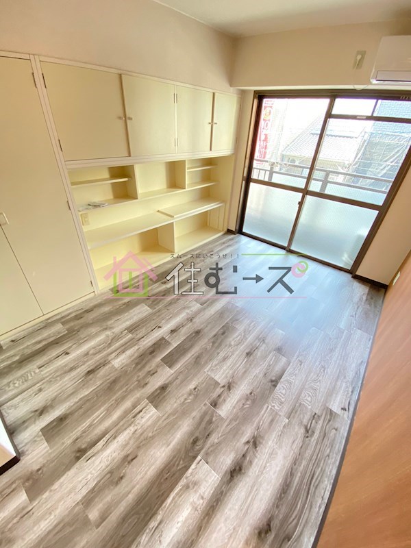 大国町池田マンション ベッドルーム