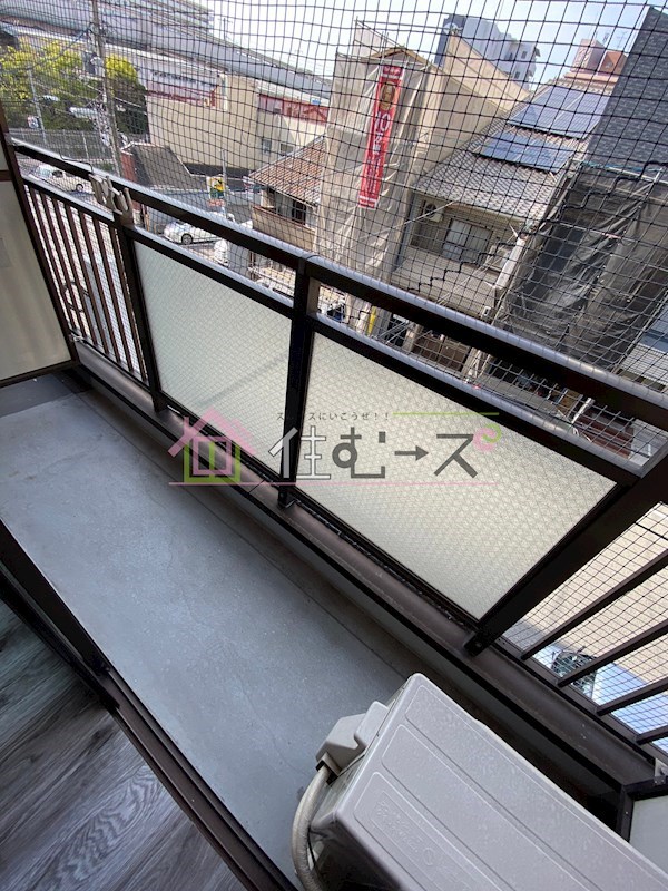 大国町池田マンション ベランダ