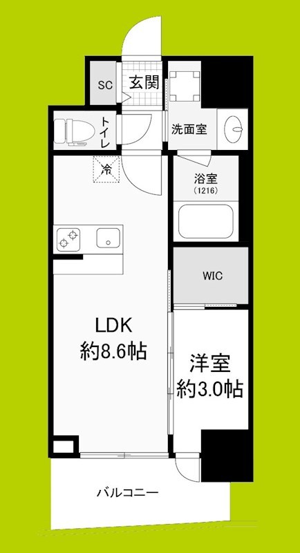 セレニテ江坂グランデ 間取り