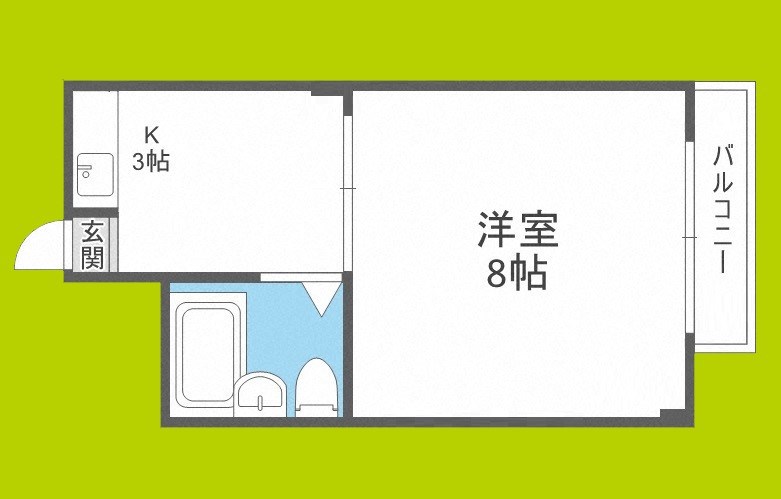 シティハイツ扇町公園 間取り