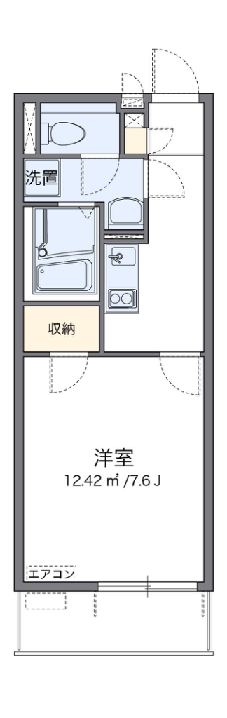 クレイノ初島 間取り