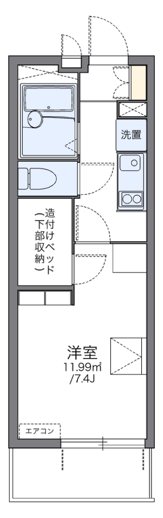 レオパレスのぞみ 間取り