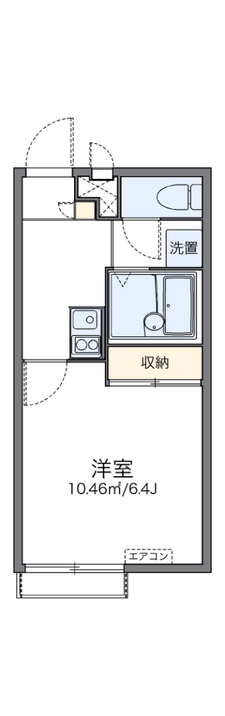 レオパレス安里 間取り