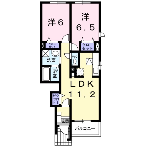 ソレア－ド久保Ⅰ番館 間取り