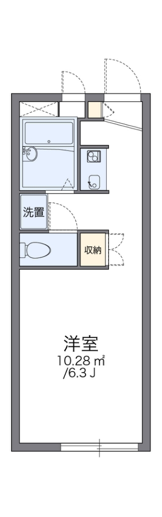 レオパレスヴェルリッツ深井 間取り