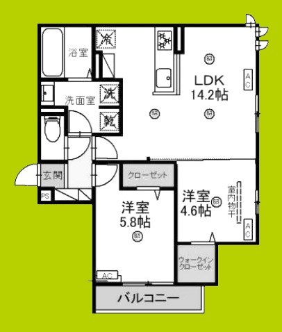 クラシスト矢田 間取り